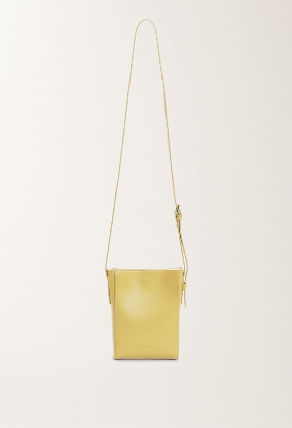Fabiana Filippi Eclissi calfskin mini bag, cedar YELLOW AAD265A828L2140000