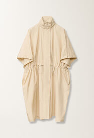 Fabiana Filippi Cape aus Funktionstaft, vanillefarben WEISS CTD265F252L2950000