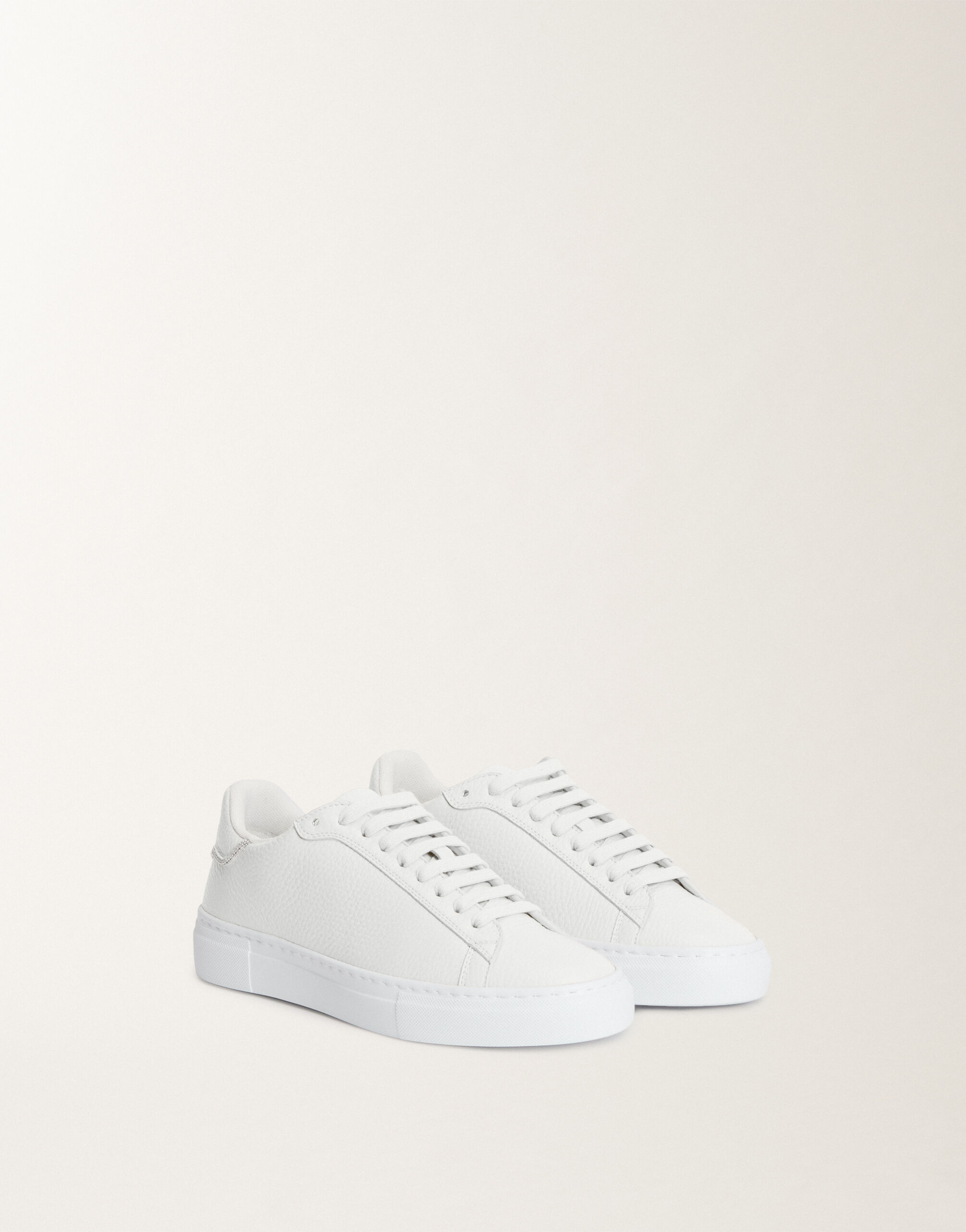 Fabiana Filippi Sneaker Dalila aus Leder, Weiß Weiß ASD264A921I3520000