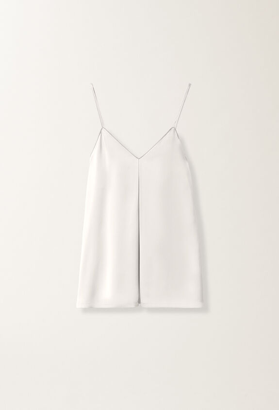 Fabiana Filippi Caraco en satin de viscose, blanc BLANC TPD275F609L4530000