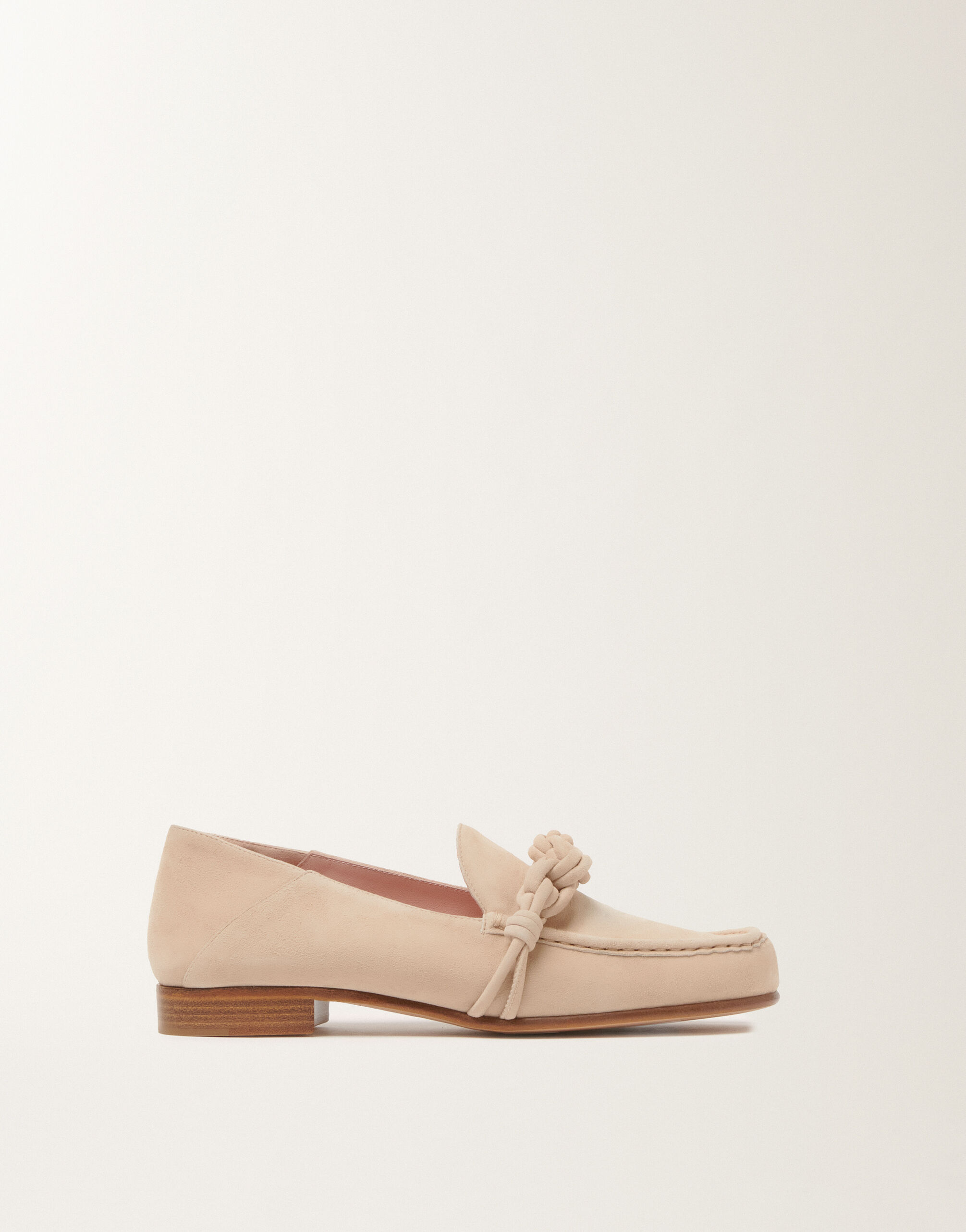 Fabiana Filippi Suede loafer, rope Beige ASD266A818M0150000