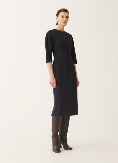 Fabiana Filippi Kleid aus Jersey, nachtblau Blau ABD215F166L5210000