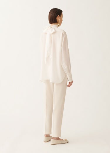Fabiana Filippi Top in crepe de chine, bianco BIANCO TPD215F318D9030000