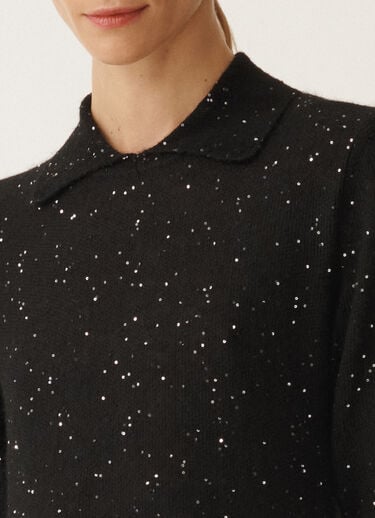 Fabiana Filippi Mohair sweater, black BLACK MAD265F083D8170000