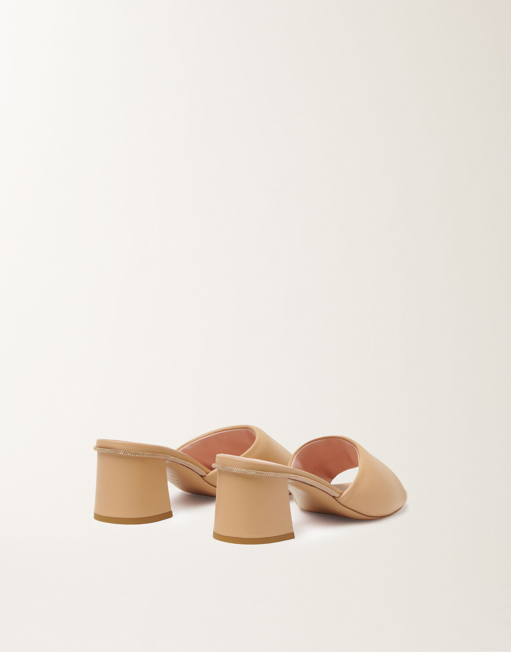 Nappa leather mules in maple Fabiana Filippi Nappa leather mules in maple MAPLE ASD266A847M0140000