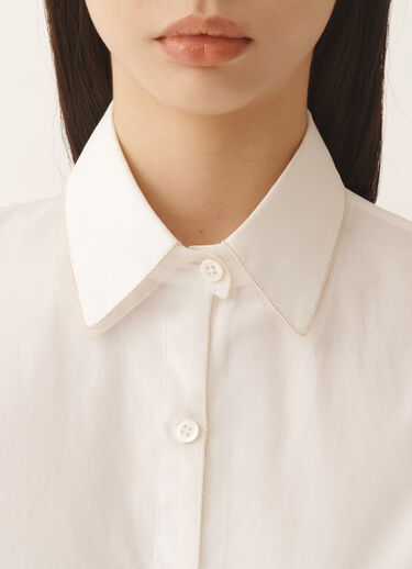 Fabiana Filippi Camicia in popeline, bianco ottico Bianco CAD266F233L5820000