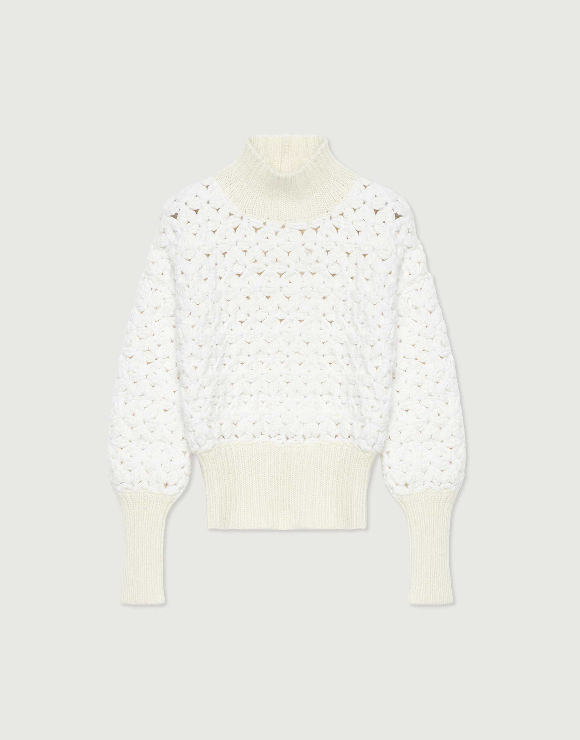 Col discount roulé pailleté