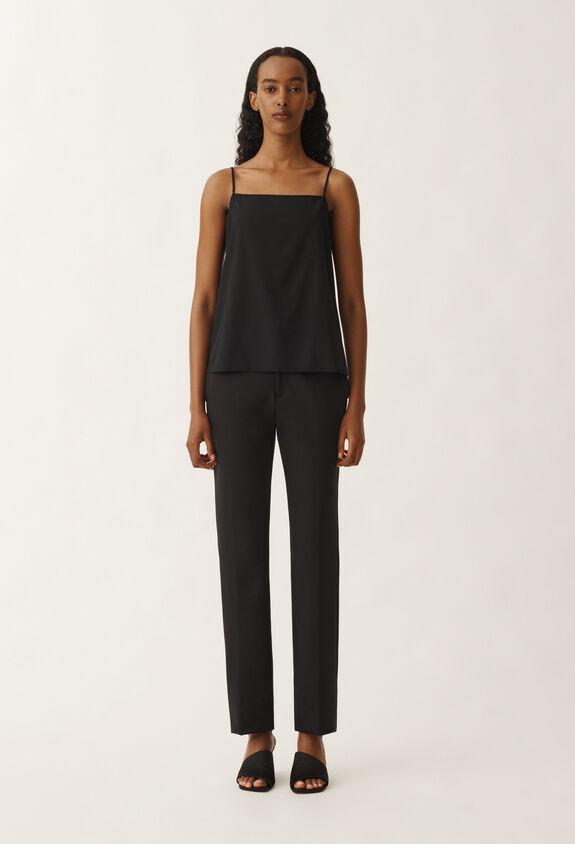 Fabiana Filippi Top in georgette, nero NERO TPD265F630L2210000