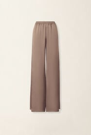 Fabiana Filippi Wide-leg enver satin trousers, falcon Falcon PAD216F291D9820000