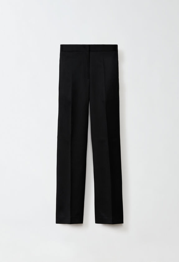 Fabiana Filippi Wool twill trousers, black BLACK PAD224F320SK070000