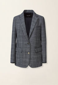 Fabiana Filippi Blazer en mouliné, bleu nuit Bleu nuit GCD216F168D9830000
