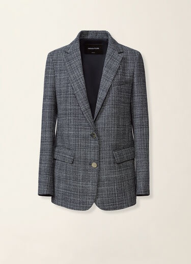 Blazer en mouliné, bleu nuit Fabiana Filippi Blazer en mouliné, bleu nuit Bleu nuit GCD216F168D9830000