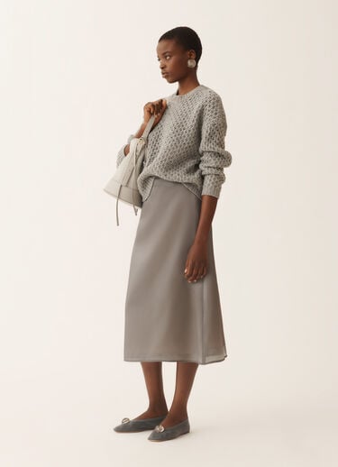 Fabiana Filippi Platinum sweater, rock Gray MAD266F057L9160000