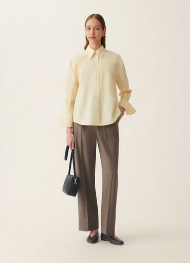 Fabiana Filippi Cool wool trousers, falcon Falcon PAD226F717M3860000