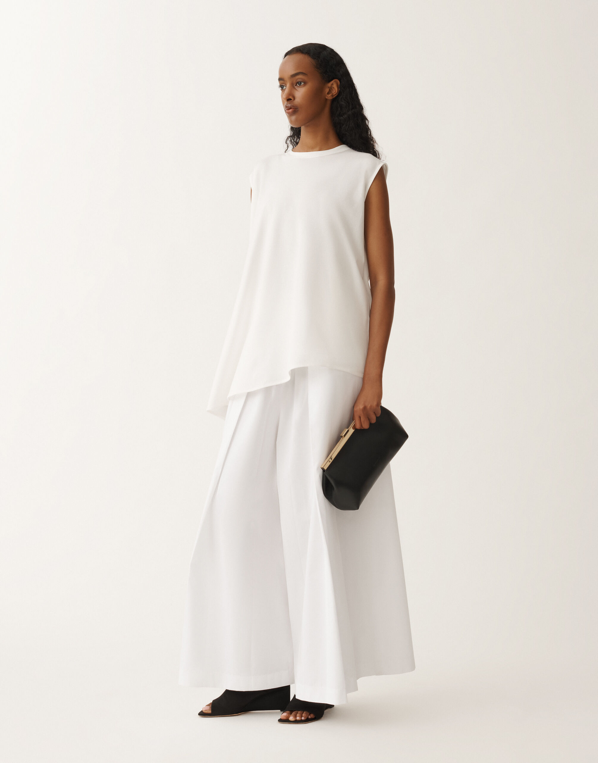 Fabiana Filippi Top de punto, blanco BLANCO JED265F172L1700000