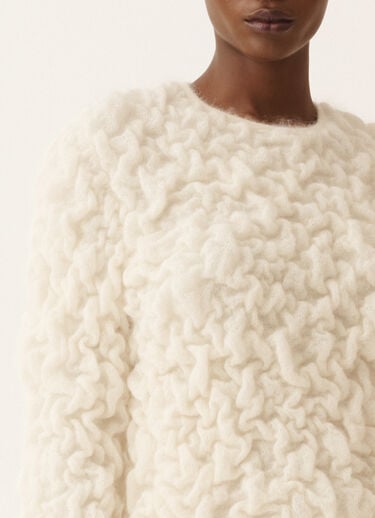 Fabiana Filippi Mohair sweater, butter White MAD225F502D5040000