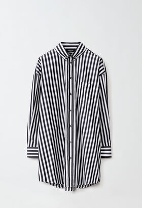 Fabiana Filippi Striped poplin shirt PINK JED224F278SK000000