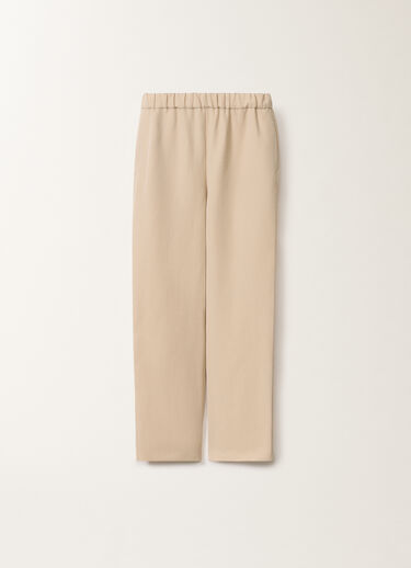 Fabiana Filippi Orvieto linen and viscose trousers, sand SAND PAD275F827D5440000