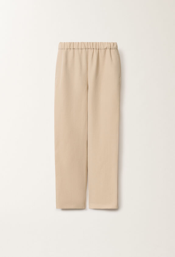 Fabiana Filippi Pantalon Orvieto en lin et viscose, sable SABLE PAD275F827D5440000