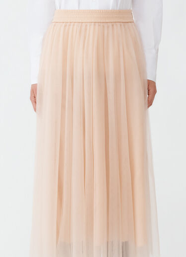 Fabiana Filippi Tulle midi skirt, dusty pink DUSTY PINK GND264F278I9320000