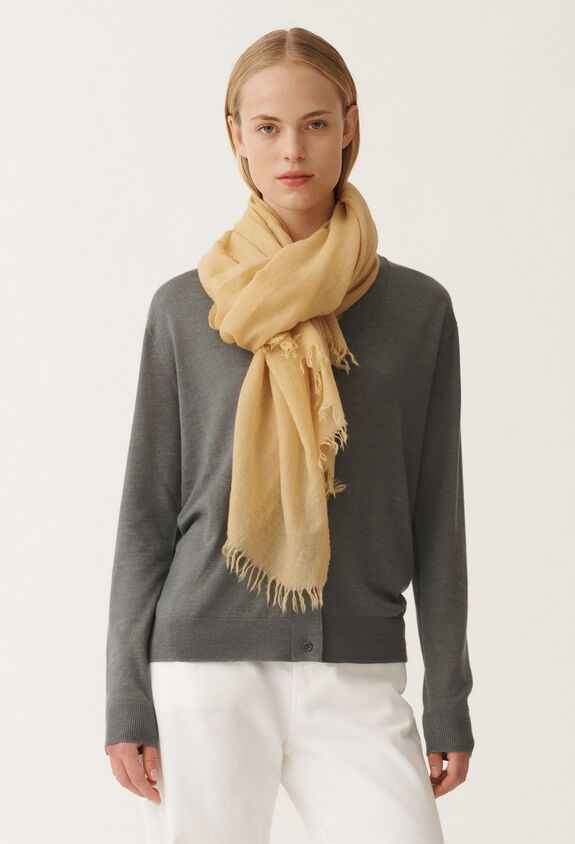 Fabiana Filippi Cashmere scarf, gold YELLOW SAD265A804L2010000