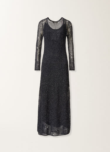 Fabiana Filippi Vestido en micro lentejuelas azul medianoche AZUL MEDIANOCHE ABD276F606D8640000