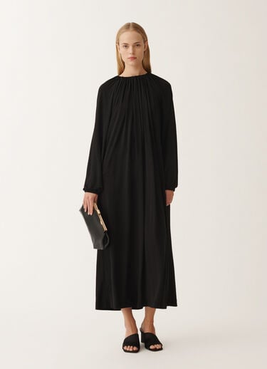 Fabiana Filippi Kleid aus Jersey in Viskose, schwarz SCHWARZ ABD265F189D8060000