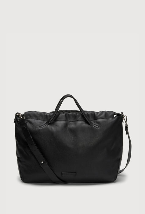 Fabiana Filippi Large leather shopper bag, black PADP04F350H7130000
