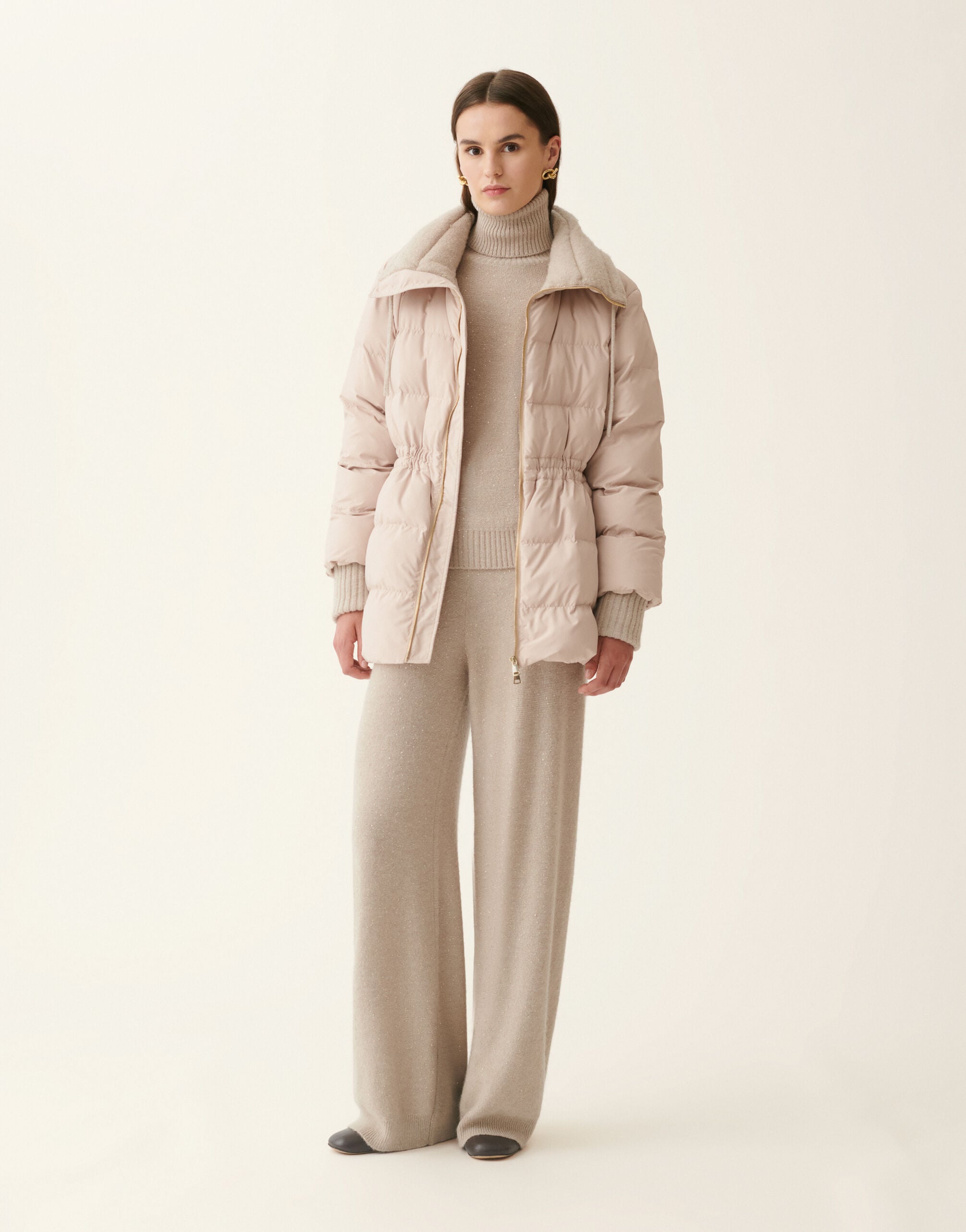 Fabiana Filippi Midi ultralight technical down coat, cachà Cachà CTD226F658M3960000