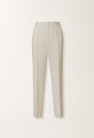 Fabiana Filippi Montefalco Pants in ice fil coupé goccia tailoring Gray PAD266F326D9570000