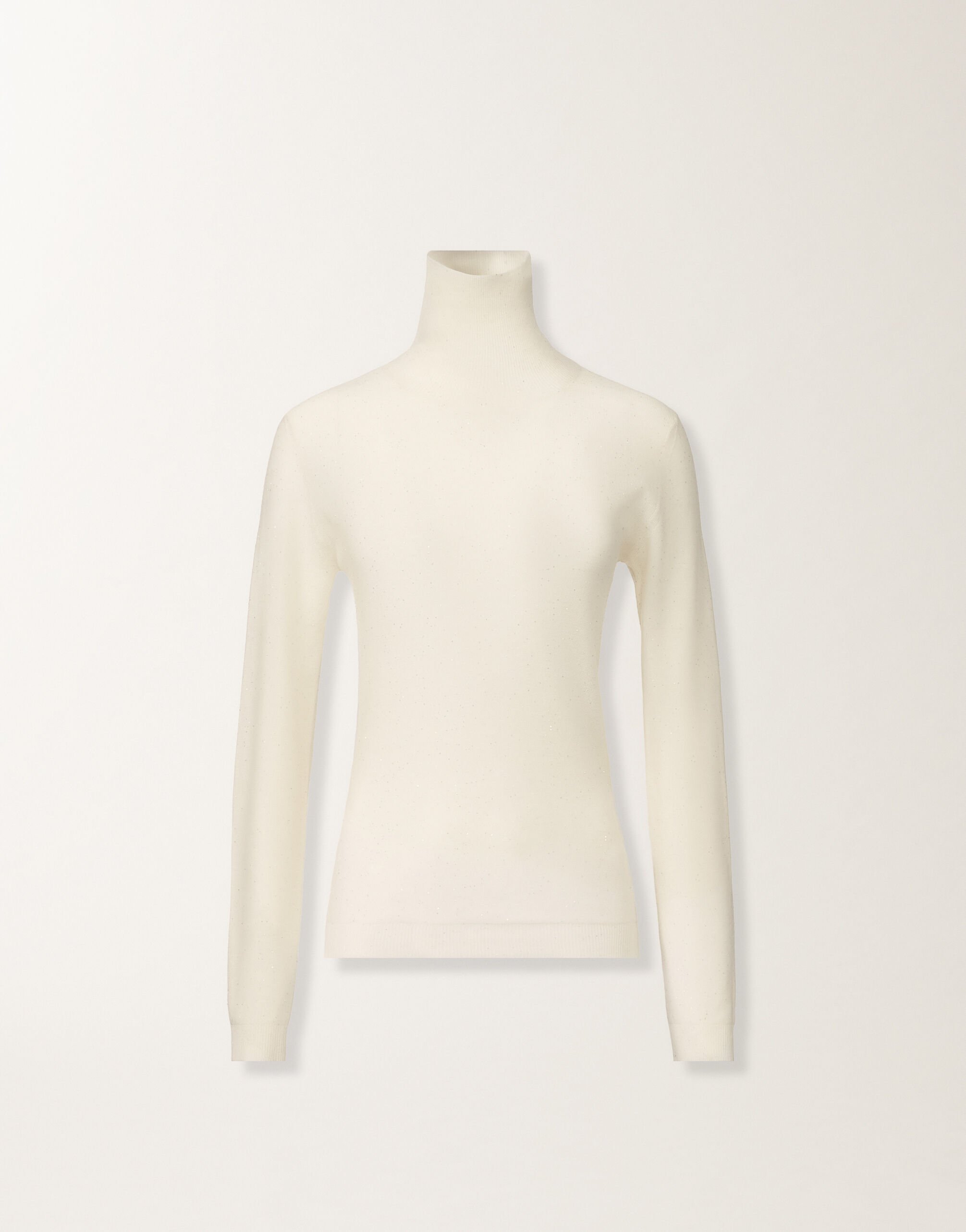 Fabiana Filippi Wollpullover mit Pailletten, weiß Weiß MAD215F068L5570000