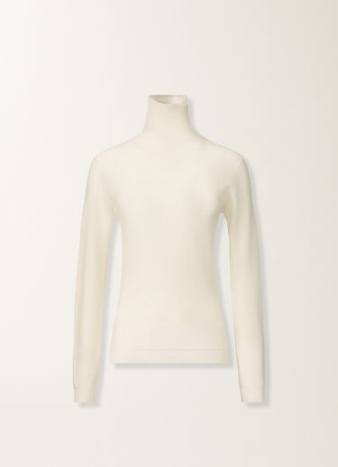 Fabiana Filippi Wollpullover mit Pailletten, weiß Weiß MAD215F068L5570000