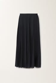 Fabiana Filippi Gonna in mussola plissé, blu notte BLU NOTTE GND275F844L3760000