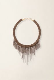 Fabiana Filippi Collier ras-de-cou en filo diamante, marron Marron BXD216A867M5250000