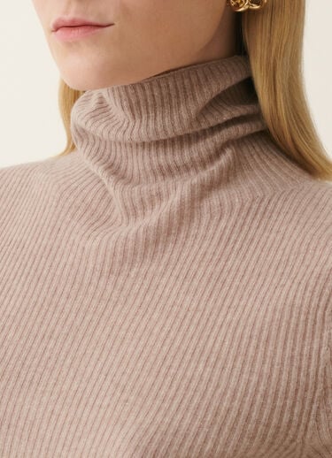 Pullover aus Platinum, mocha Fabiana Filippi Pullover aus Platinum, mocha Mocha MAD216F021D2300000