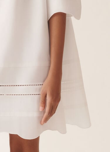 Abito in popeline, bianco ottico Fabiana Filippi Abito in popeline, bianco ottico BIANCO OTTICO ABD276F625M1270000