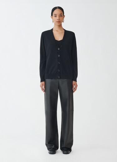 Fabiana Filippi Cardigan aus Bio-Baumwolle, Schwarz SCHWARZ MAD274F359H4960000