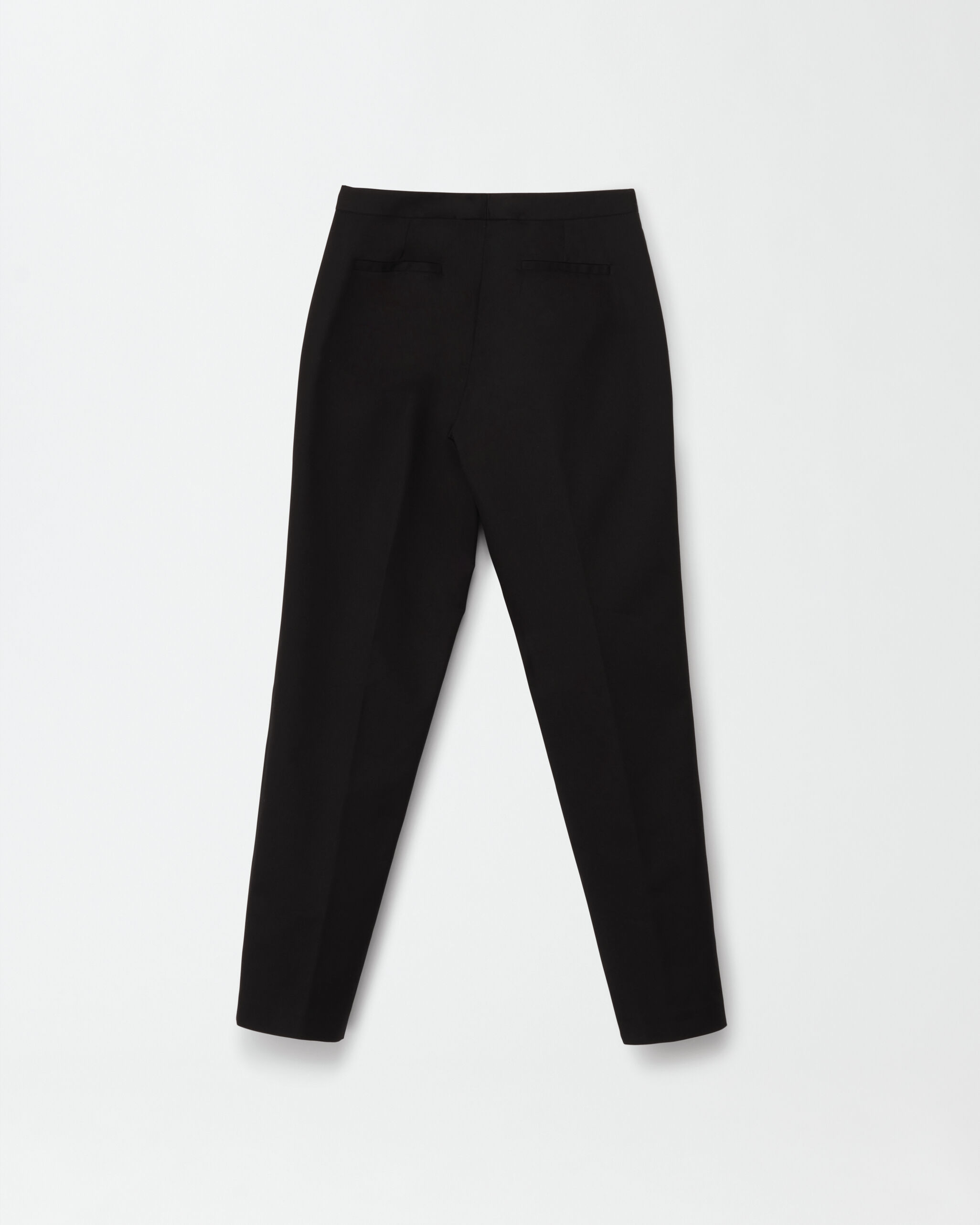COTTON GABARDINE REGULAR FIT TROUSERS for Women | Fabiana