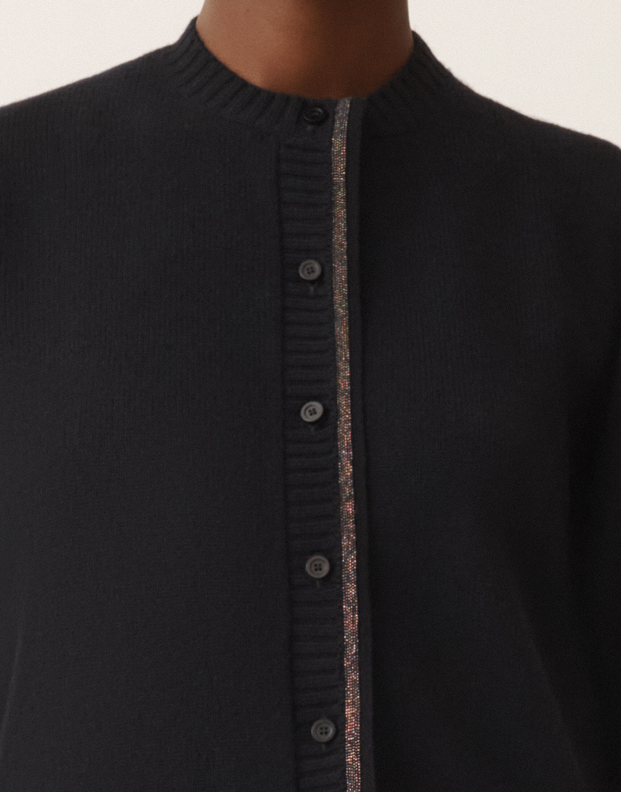 Fabiana Filippi Cardigan in Platinum, blu notte Blu MAD225F057L5170000