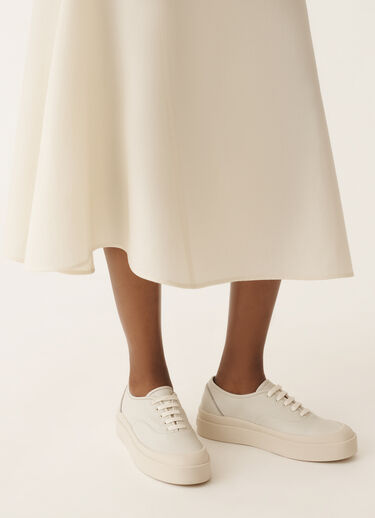 Fabiana Filippi Nappa leather sneakers, butter BUTTER ASD275A961L4080000