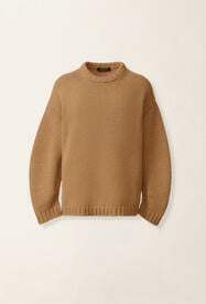Fabiana Filippi Platinum crewneck sweater, rattan Rattan MAD226F016N1280000