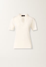 Fabiana Filippi Polo in seta e cotone, rafia RAFIA MAD276F465M2210000