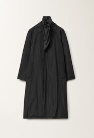 Fabiana Filippi Lightweight taffeta trench coat, midnight blue BLUE CTD265F272L1930000