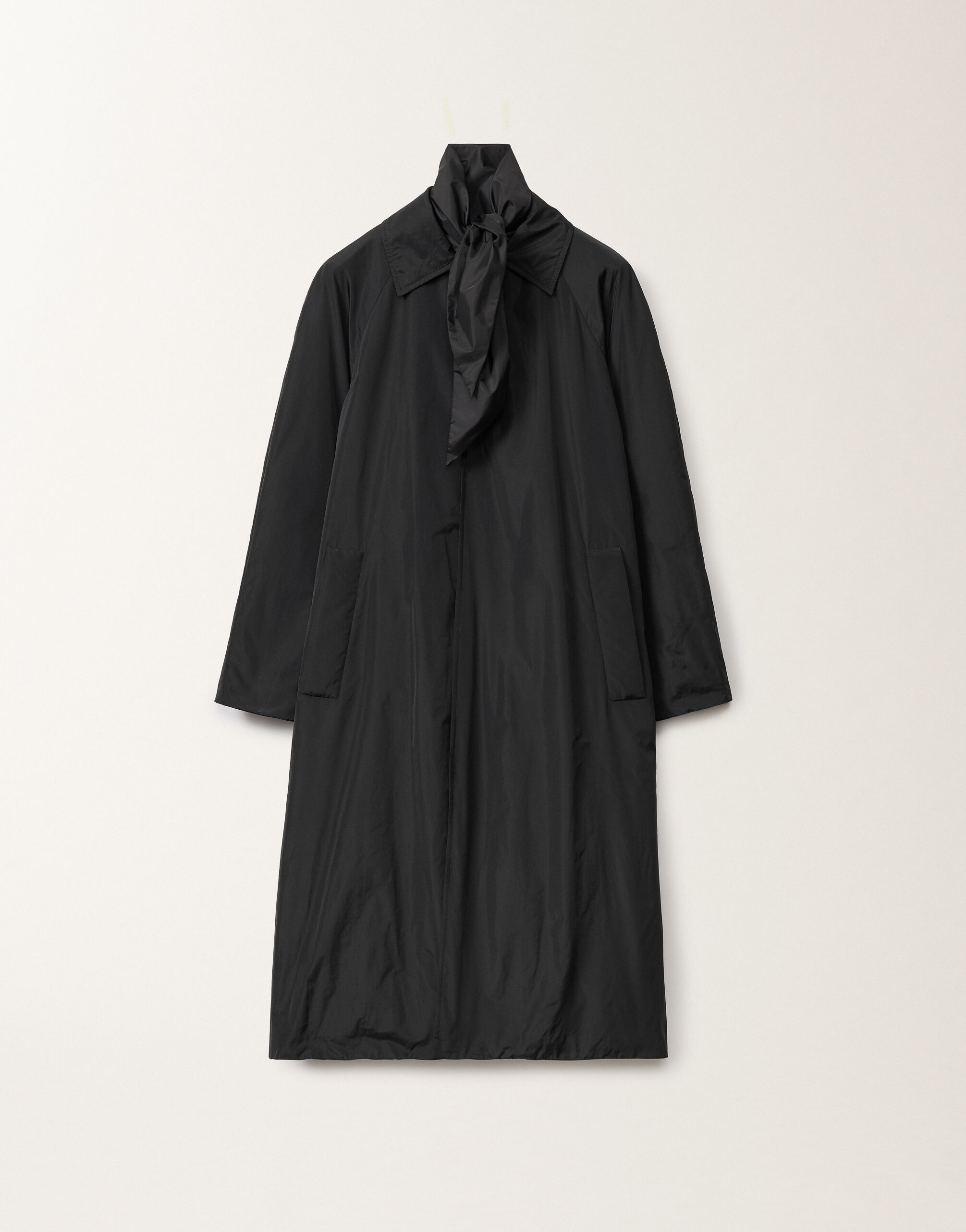 Fabiana Filippi Lightweight taffeta trench coat, midnight blue BLUE CTD265F272L1930000