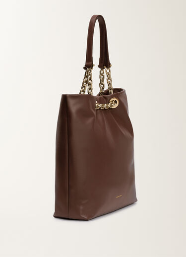 Fabiana Filippi Bolso shopper Eyelet de napa, ébano MARRÓN BGD215A900L8020000