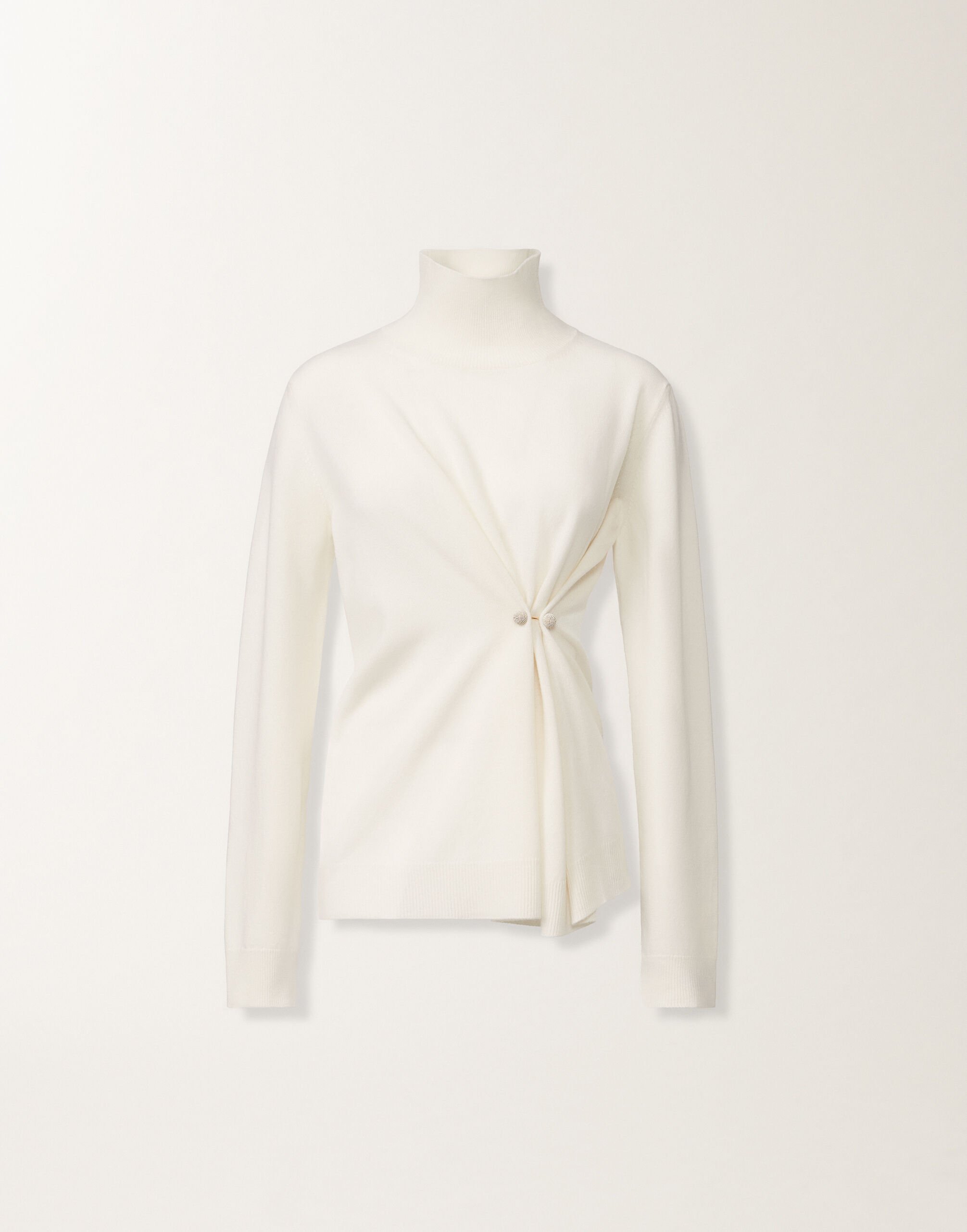 Fabiana Filippi Maglia in Platinum, rafia BIANCO MAD215F058L5170000