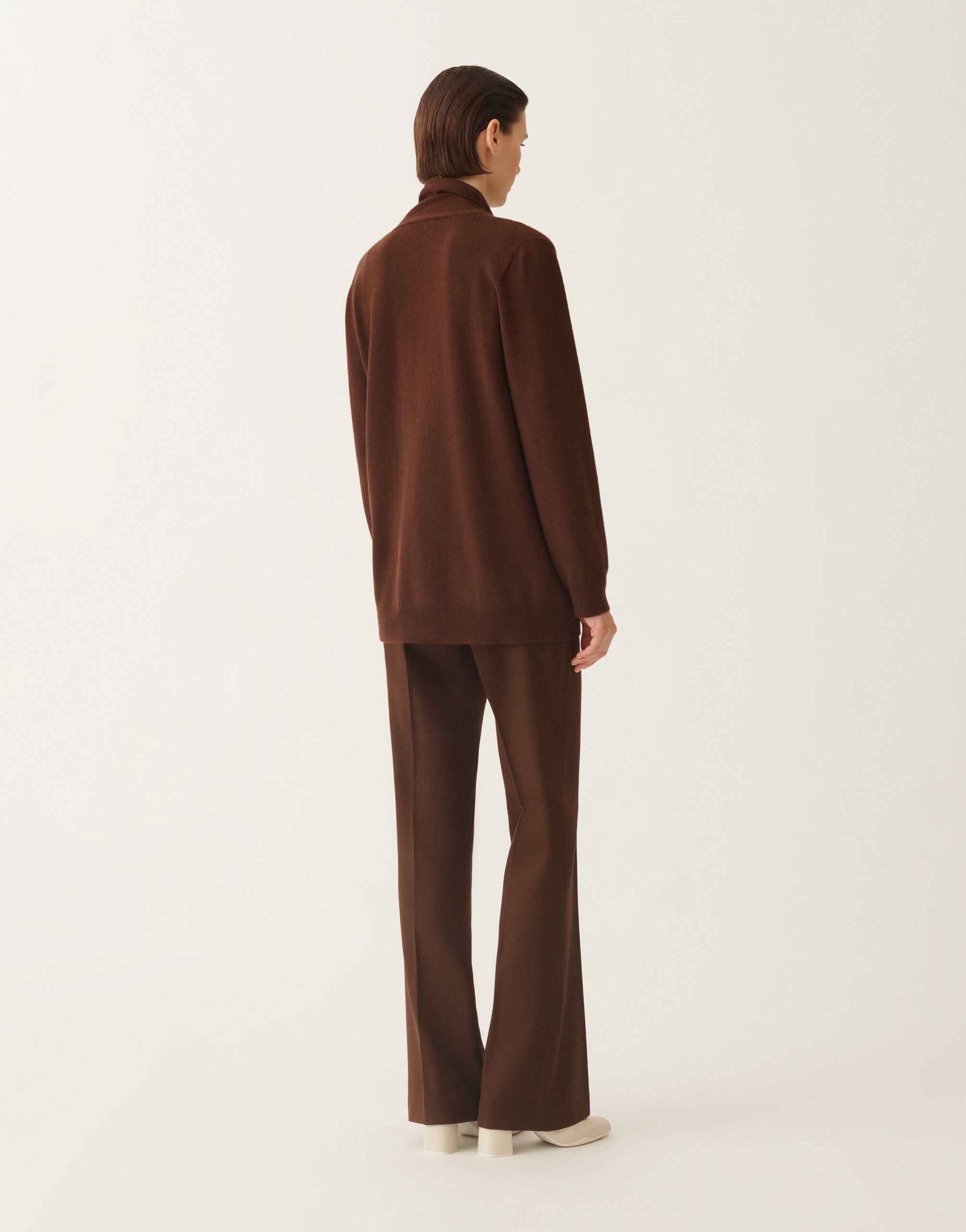 Fabiana Filippi Cardigan aus Platinum, ebenholzbraun Braun MAD215F059L5170000