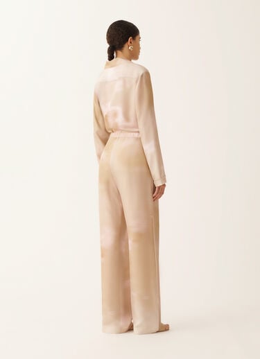 Fabiana Filippi Printed silk twill trousers, memento rosae MEMENTO ROSAE PAD276F806D9720000