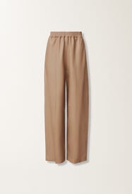Fabiana Filippi Pantalon en cuir nappa, osier BRUN PLD215F273D8960000