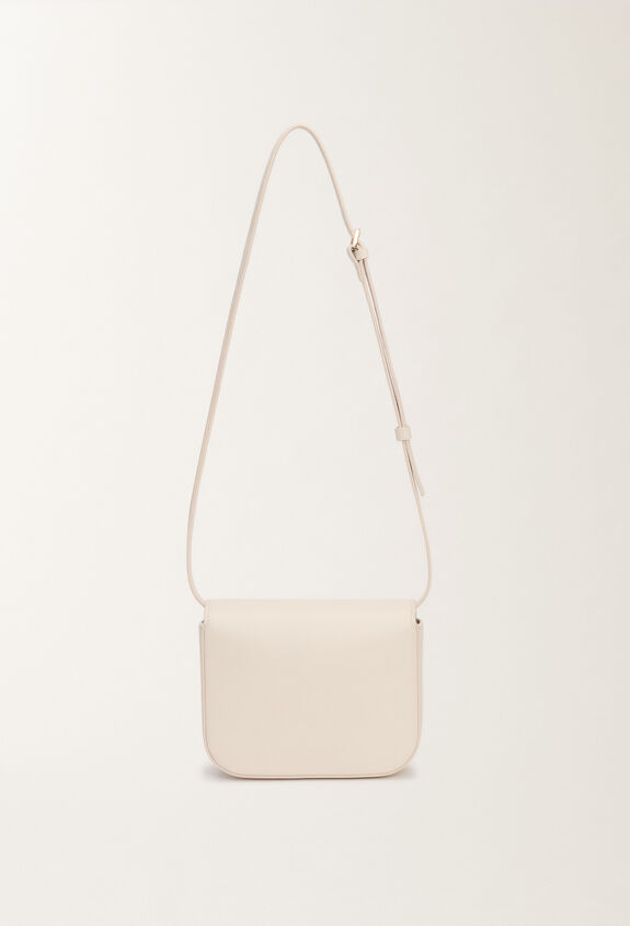 Fabiana Filippi Eclissi calfskin mini messenger bag, butter BUTTER BGD265A860L2140000